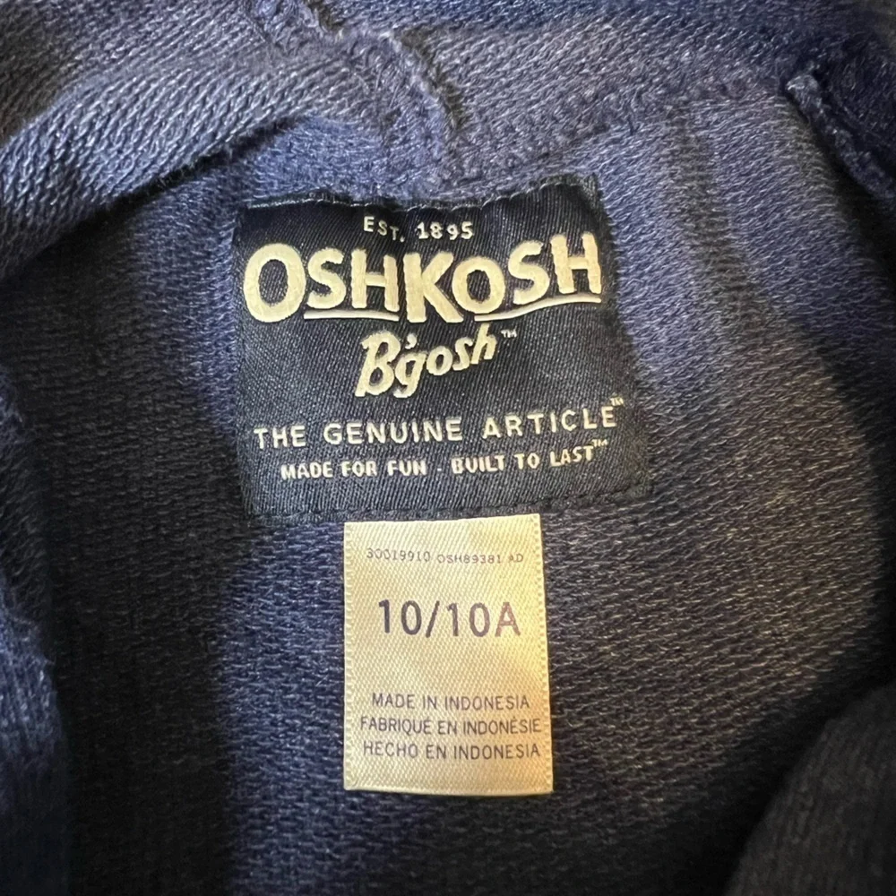 OshKosh B'gosh Navy Short Sleeve Hoodie